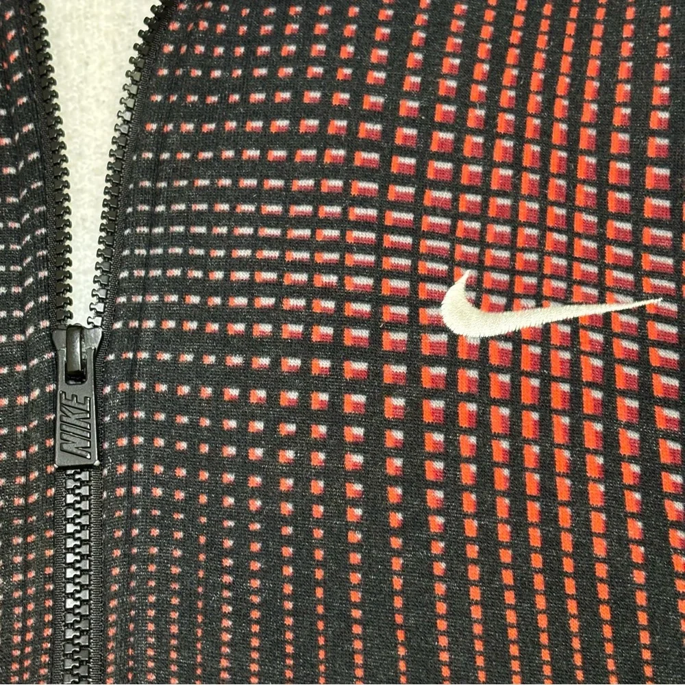 Vintage Nike blue tag Hoodie Mens‎ Large Mini Swoosh Logo Hooded Sweatshirt
